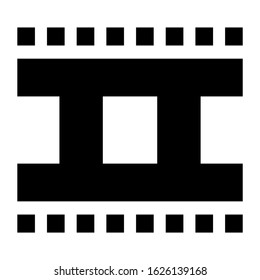 film icon or logo isolated sign symbol vector illustration - high quality black style vector icons
