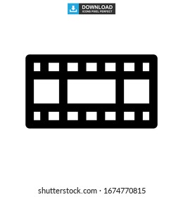 film icon or logo isolated sign symbol vector illustration - high quality black style vector icons

