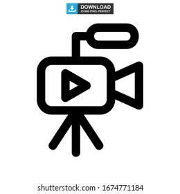 film icon or logo isolated sign symbol vector illustration - high quality black style vector icons
