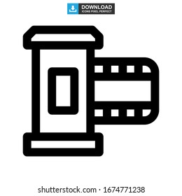 film icon or logo isolated sign symbol vector illustration - high quality black style vector icons
