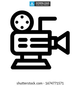 film icon or logo isolated sign symbol vector illustration - high quality black style vector icons
