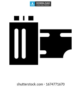 film icon or logo isolated sign symbol vector illustration - high quality black style vector icons

