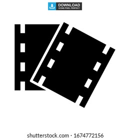 film icon or logo isolated sign symbol vector illustration - high quality black style vector icons
