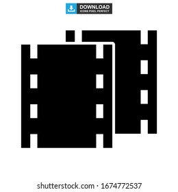 film icon or logo isolated sign symbol vector illustration - high quality black style vector icons
