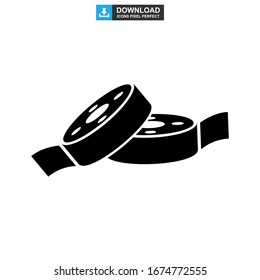 film icon or logo isolated sign symbol vector illustration - high quality black style vector icons
