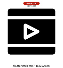 film icon or logo isolated sign symbol vector illustration - high quality black style vector icons
