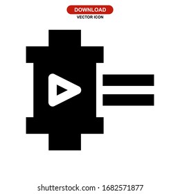 film icon or logo isolated sign symbol vector illustration - high quality black style vector icons
