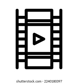 film icon or logo isolated sign symbol vector illustration - high quality black style vector icons
