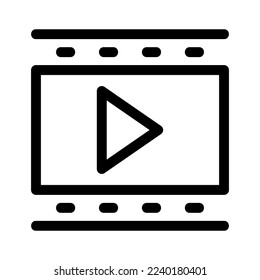 film icon or logo isolated sign symbol vector illustration - high quality black style vector icons
