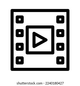 film icon or logo isolated sign symbol vector illustration - high quality black style vector icons
