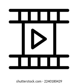 film icon or logo isolated sign symbol vector illustration - high quality black style vector icons
