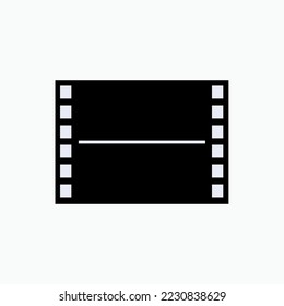 Film Icon. Motion Picture, Movie Symbol - Vector.
