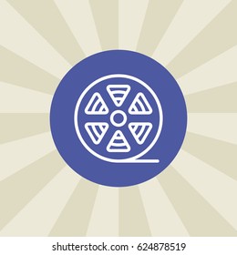 film icon. sign design. background