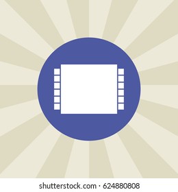 film icon. sign design. background