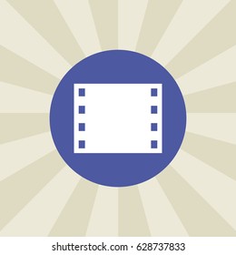 film icon. sign design. background