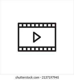 Film icon sign symbol logo vector illustrations