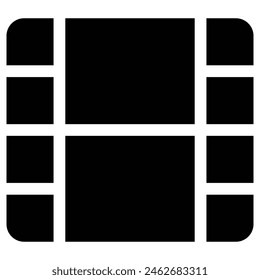 film icon, simple vector design
