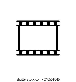 Die Film-Ikone. Filmsymbol. Flache Vektorgrafik
