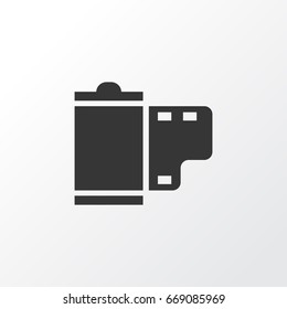 Film Icon Symbol. Premium Quality Isolated Photo Element In Trendy Style.