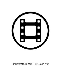film icon in trendy flat style isolated on background. film icon page symbol for your web site design logo, app, UI. Vector EPS10
