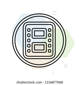 Film icon vector can be used as png, Film