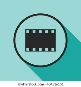 film icon. film vector illustration