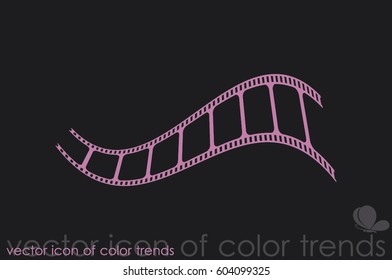 Film icon vector illustration.