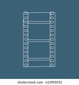 Film icon, vector illustration design. Cinema objects.