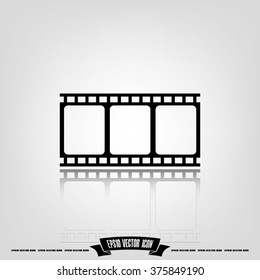 Film icon vector illustration eps10.