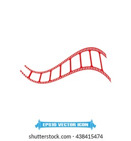 Film icon vector illustration eps10.