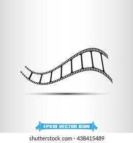 Film icon vector illustration eps10.