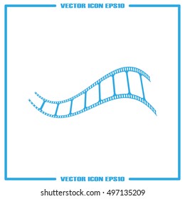 Film icon vector illustration eps10.