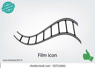 Film icon vector illustration eps10.