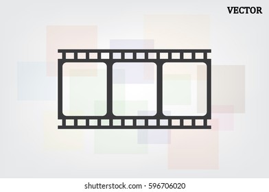 Film icon vector illustration eps10.