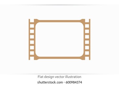 Film icon vector illustration eps10.