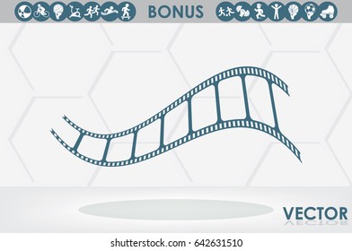 Film icon vector illustration eps10.
