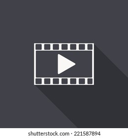 film icon , vector illustration , flat design