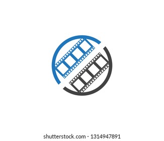 film icon vector illustration template design