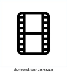 FIlm icon vector simple design.