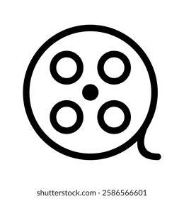 Film Icon Vector Symbol Design Illustration