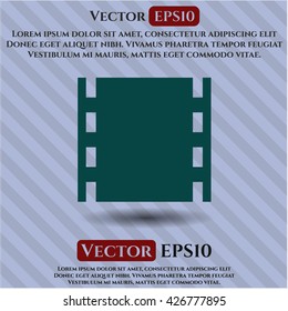 Filmsymbol Vektorsymbol flach eps jpg app web concept website