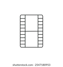 Film icon vector white background 