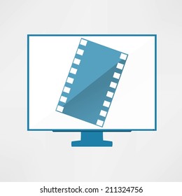 Film icon wave