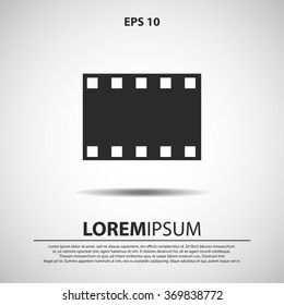 film icon for web and mobile. flat design style