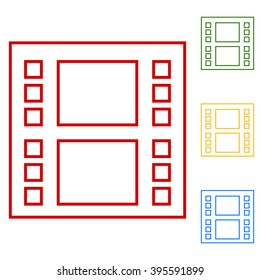 Film. Isolated illustration