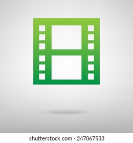  film. Isolated illustration icon