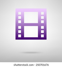  film. Isolated illustration icon