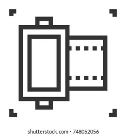 Film line icon