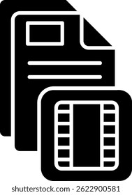 Film Line vector Icon Design