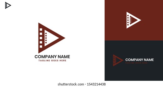 Film logo - All elements on this template are editable with vector software, suitable for Film or movie Business / Industry.